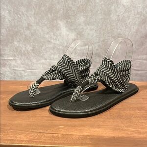 Sanuk yoga sling 2 fabric sandal size 9